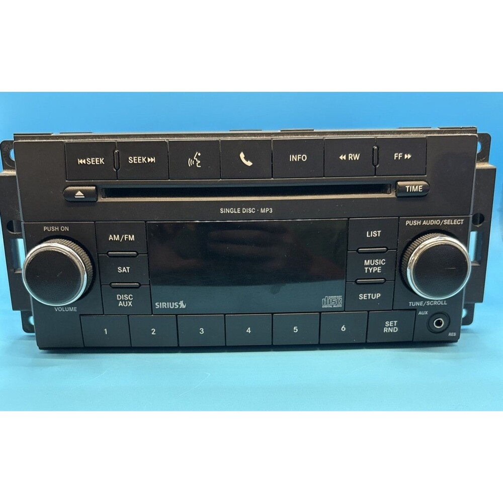 OEM Chrysler Dodge Jeep Ram Radio P05091228AD RES AM FM CD MP3 Bluetooth AUX
